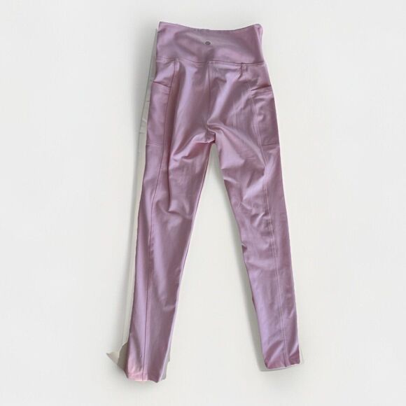 Bally Total Fitness Women's Sz S High Waisted Ankle Length Athletic Yoga Pants - Picture 2 of 8